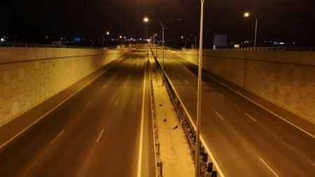 αυτοκινητοδρομος βραδυ