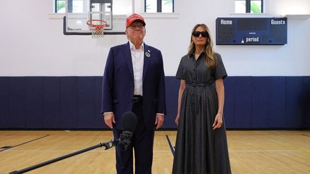 τραμπ μελανια