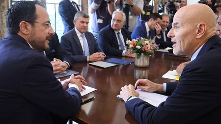 Christodoulides_ENI CEO Claudio Descalzi